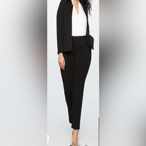 ELLOQUII 9-5 STRETCH WORK SLIM LEG PANTS BLACK PLUS SIZE 26 NEW